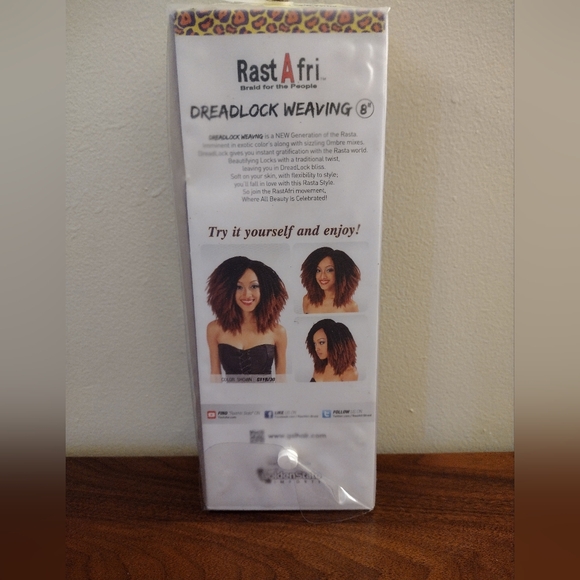 Rast A fri Synthetic Hair Dreadlock Weaving 8" Previous Next 12 - Picture 4 of 5